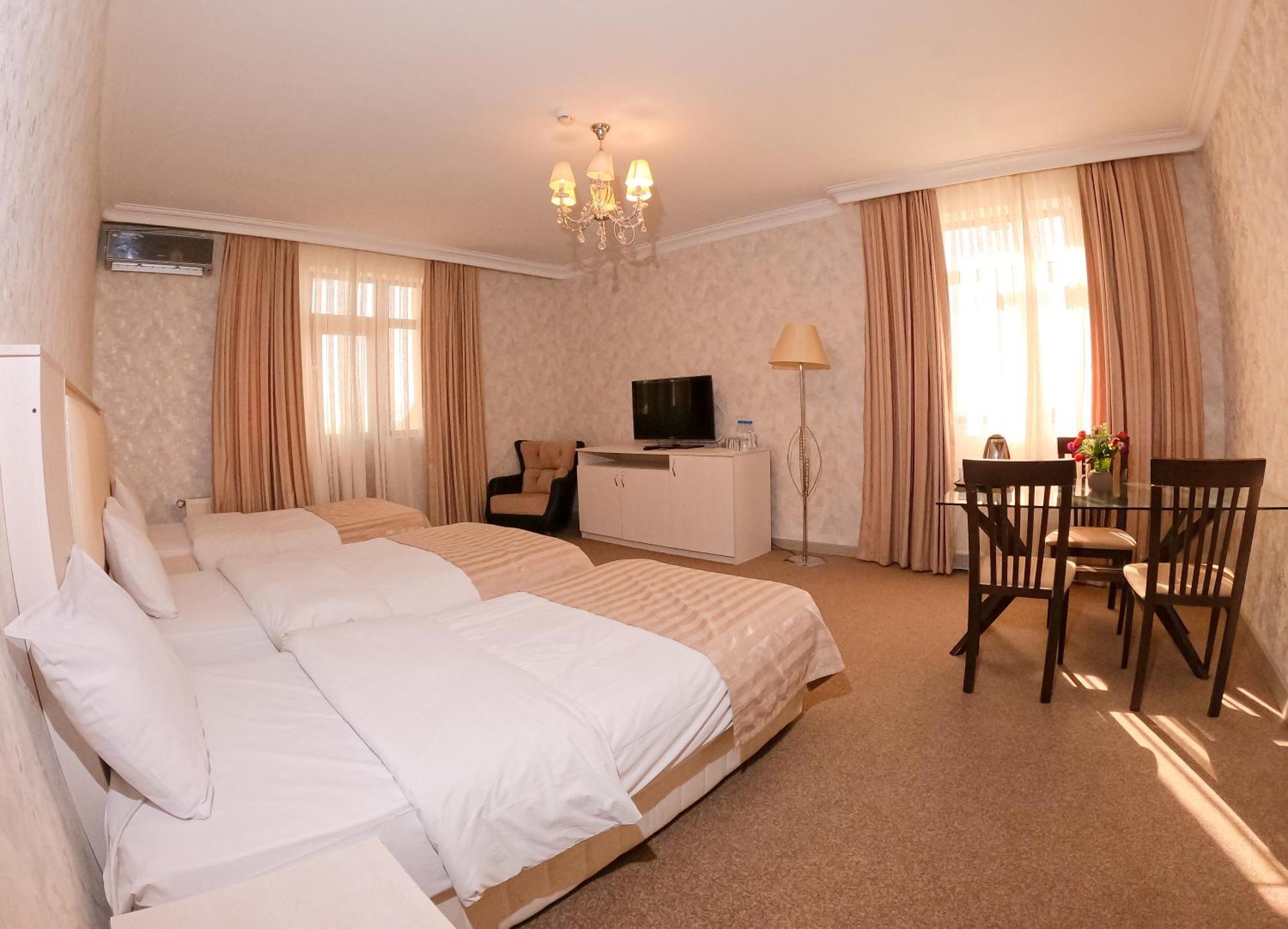 Gabala Yeddi Gozel Hotel Exteriör bild